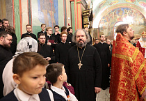 В престольный праздник Александро-Невского кафедрального собора прошла Литургия двух архиереев