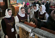 Митрополит Даниил в Александро-Невском соборе возглавил вечерню с Чином прощения