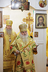 В храме села Половинное два архиерея совершили Божественную литургию