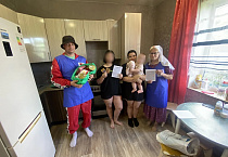 «Экипаж милосердия» Порт-Артурского храма Кургана вновь посетил многодетные семьи
