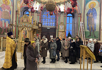 В кафедральном соборе Кургана совершен молебен на новолетие