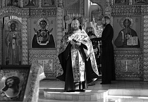 В четверг первой седмицы Великого поста митрополит Даниил молился за уставным богослужением