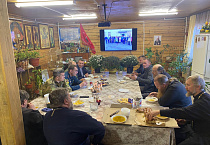 В курганском храме Георгия Победоносца  прошла рабочая встреча священников и представителей силовых структур