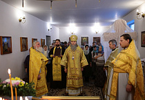 В курганском храме святой Матроны Московской состоялась архиерейская Литургия