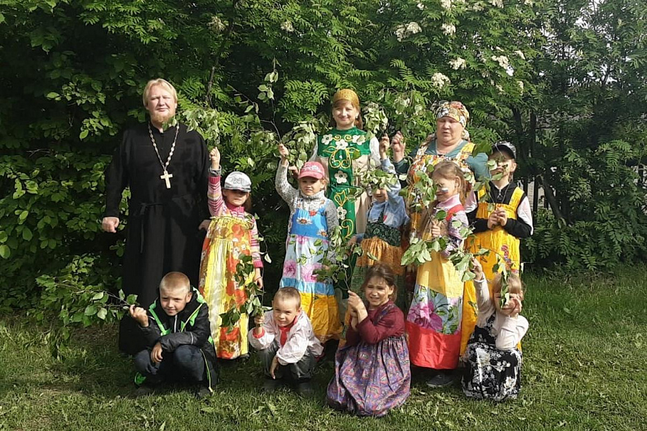 Детский праздник в монастыре