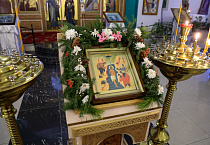 Митрополит Даниил посетил с архипастырским визитом храм в селе Митино