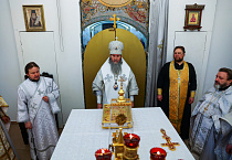 В частоозерском храме состоялась архиерейская Литургия