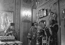 Первая в Великом посту Литургия Преждеосвященных Даров совершена в Александро-Невском соборе Кургана