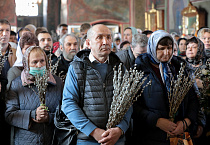 Митрополит Даниил: В знак нашей духовной победы мы держим в руках вербы