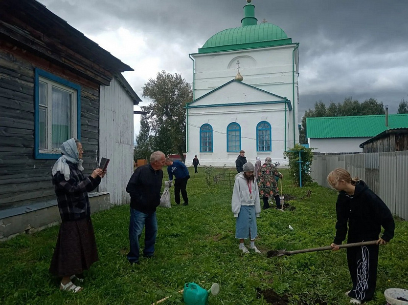 На территории храма в Черёмухово появится сад