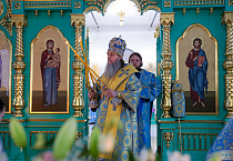 В престольный праздник в Казанском Чимеевском мужском монастыре прошла архиерейская Литургия