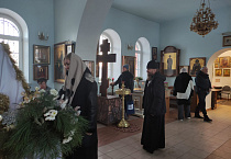 В Кургане заместитель губернатора осмотрела Центр гуманитарной помощи и побывала в храме