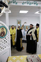Освящение храма в Курганской областной больнице