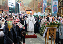 В день Крещения Господня митрополит Даниил совершил праздничную Литургию и великое водосвятие