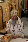 В день памяти Василия Великого митрополит Даниил совершил Литургию в кафедральном соборе