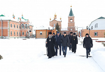 В новом Казанском храме в Чимеево прошел первый молебен